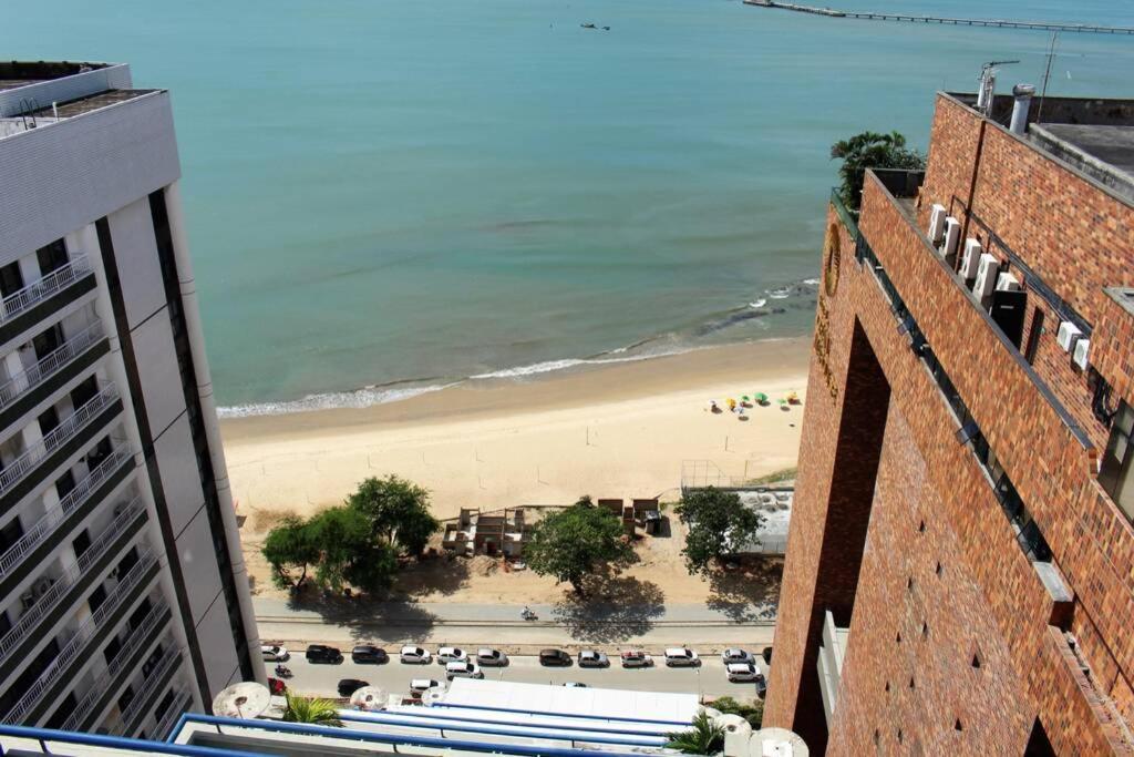 13 Flat Beira Mar Com Energia, Vaga, 3 Camas, Wi-Fi E Ar Leilighet Fortaleza  Eksteriør bilde