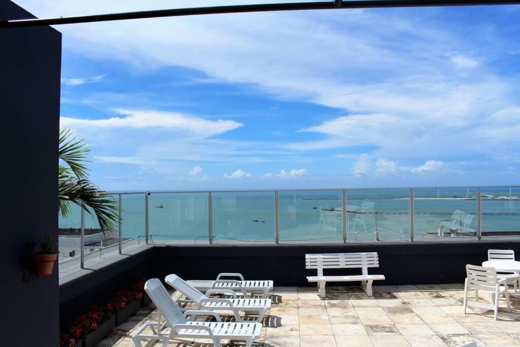 13 Flat Beira Mar Com Energia, Vaga, 3 Camas, Wi-Fi E Ar Leilighet Fortaleza  Eksteriør bilde
