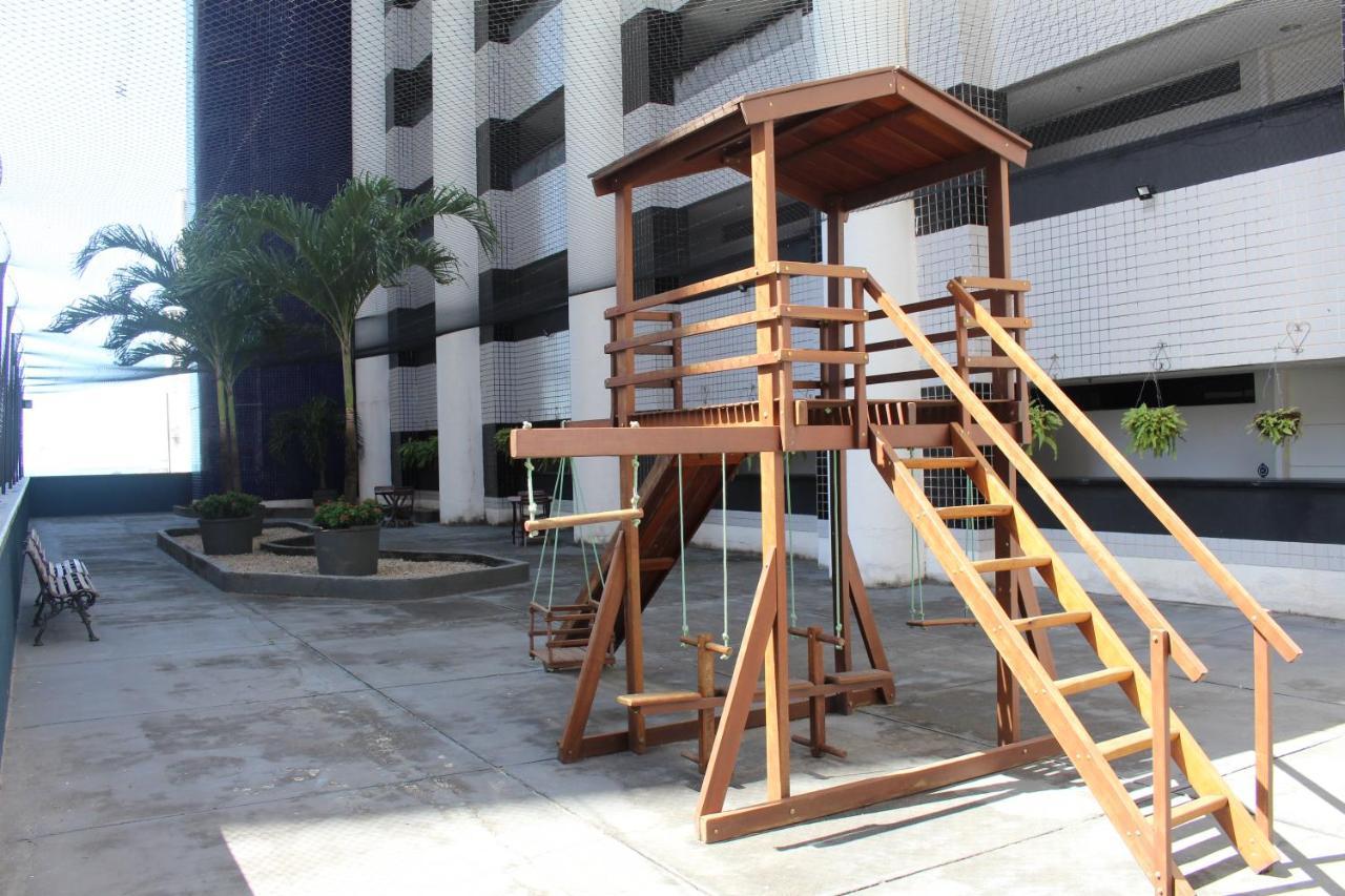 13 Flat Beira Mar Com Energia, Vaga, 3 Camas, Wi-Fi E Ar Leilighet Fortaleza  Eksteriør bilde